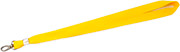 Желтая лента с матовым овальным карабином, 20мм