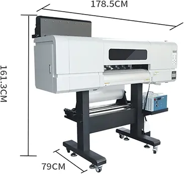 DTF-принтер XF-E602: габариты