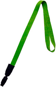 Светло-зеленая лента с креплением пластиковым 3-в-1, 15 мм