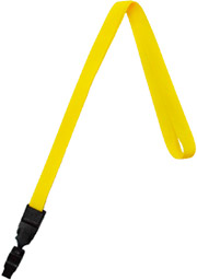 Желтая лента с креплением пластиковым 3-в-1, 15 мм