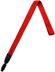 Красная лента с креплением пластиковым 3-в-1, 20 мм