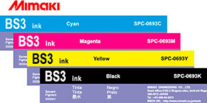 Сольвентные чернила Mimaki BS3, Black, 2л