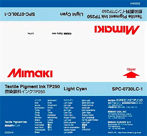 Текстильные пигментные чернила Mimaki TP250